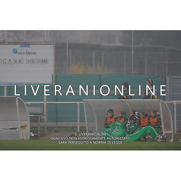 Banc de touche Saint Etienne - 03.12.2014 - Saint Etienne / Lyon - 11eme journee de Division 1 Photo : Thomas Pictures / Icon Sport AG ALDO LIVERANI SAS ONLY ITALY