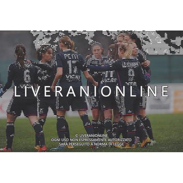 Joie groupe Lyon - 03.12.2014 - Saint Etienne / Lyon - 11eme journee de Division 1 Photo : Thomas Pictures / Icon Sport AG ALDO LIVERANI SAS ONLY ITALY