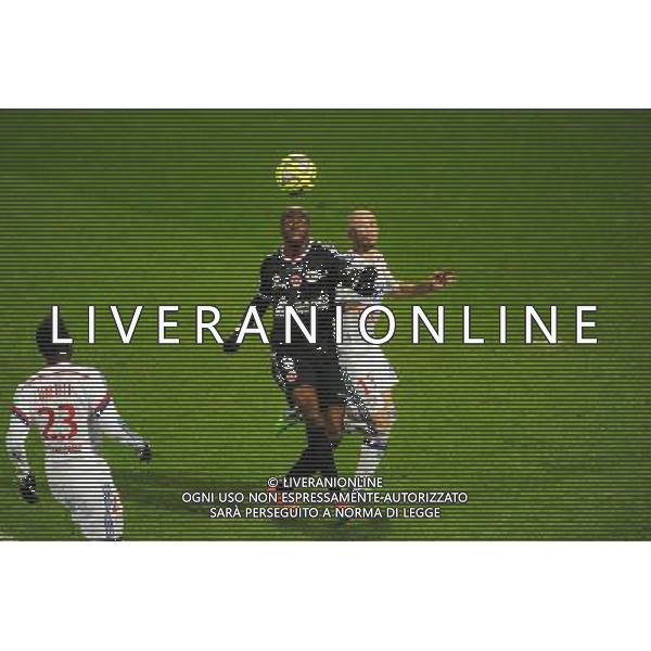 Prince ONIANGUE - 04.12.2014 - Lyon / Reims - 16eme journee de Ligue 1 Photo : Jean Paul Thomas / Icon Sport AG ALDO LIVERANI SAS ONLY ITALY