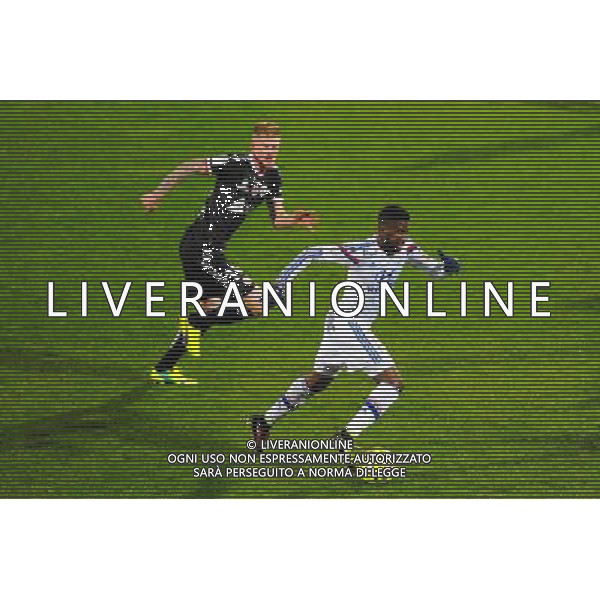 Arnold MVUEMBA - 04.12.2014 - Lyon / Reims - 16eme journee de Ligue 1 Photo : Jean Paul Thomas / Icon Sport AG ALDO LIVERANI SAS ONLY ITALY