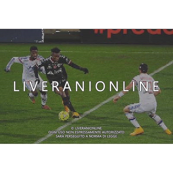 Benjamin MOUKANDJO - 04.12.2014 - Lyon / Reims - 16eme journee de Ligue 1 Photo : Jean Paul Thomas / Icon Sport AG ALDO LIVERANI SAS ONLY ITALY