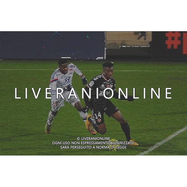 Benjamin MOUKANDJO - 04.12.2014 - Lyon / Reims - 16eme journee de Ligue 1 Photo : Jean Paul Thomas / Icon Sport AG ALDO LIVERANI SAS ONLY ITALY