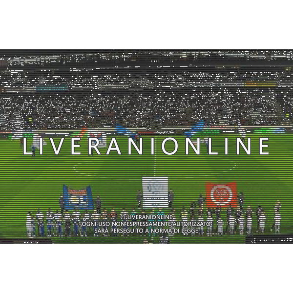 Illustration entree des joueurs - 04.12.2014 - Lyon / Reims - 16eme journee de Ligue 1 Photo : Jean Paul Thomas / Icon Sport AG ALDO LIVERANI SAS ONLY ITALY
