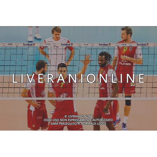 Emmanuel Ragondet / Jonas Aguenier / Ludovic Castard / Ewoud Gommans / Pascal Ragondet - 04.12.2014 - Cannes / Narbonne - 9eme journee de Ligue A Photo : Nogier / Icon Sport AG ALDOL IVERANI SAS ONLY ITALY