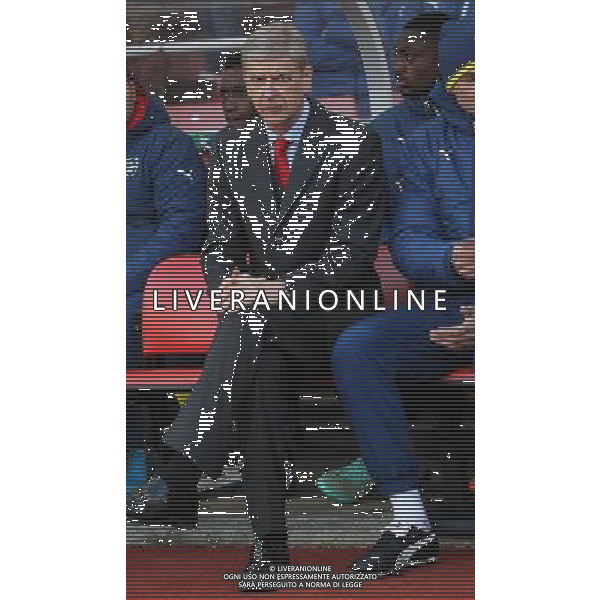 Arsenal\'s Manager Arsene Wenger Photographer Mick Walker/CameraSport Football - Barclays Premiership - Stoke City v Arsenal - Saturday 6th December 2014 - Britannia stadium - Stoke © CameraSport - 43 Linden Ave. Countesthorpe. Leicester. England. LE8 5PG - Tel: +44 (0) 116 277 4147 - admin@camerasport.com - www.camerasport.com AG ALDO LIVERANI SAS ONLY ITALY