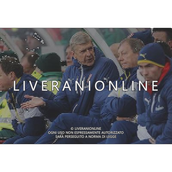 Arsenal\'s Manager Arsene Wenger Photographer Mick Walker/CameraSport Football - Barclays Premiership - Stoke City v Arsenal - Saturday 6th December 2014 - Britannia stadium - Stoke © CameraSport - 43 Linden Ave. Countesthorpe. Leicester. England. LE8 5PG - Tel: +44 (0) 116 277 4147 - admin@camerasport.com - www.camerasport.com AG ALDO LIVERANI SAS ONLY ITALY