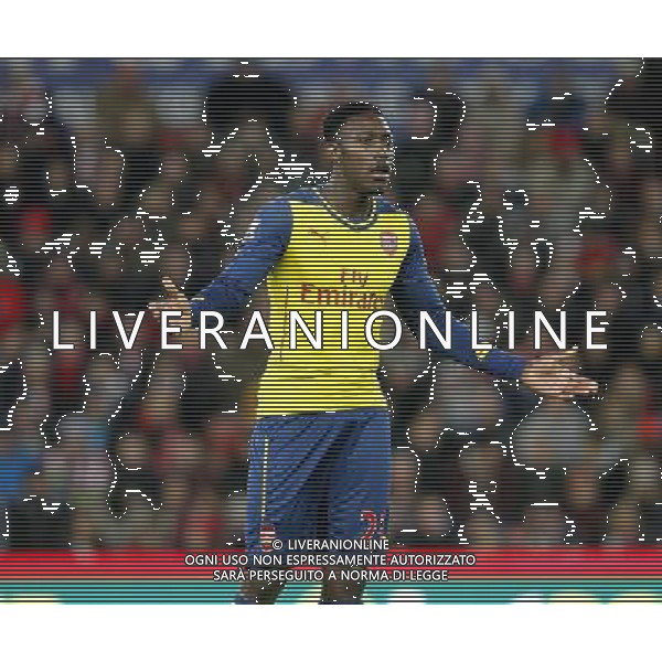 Arsenal\'s Danny Welbeck Photographer Mick Walker/CameraSport Football - Barclays Premiership - Stoke City v Arsenal - Saturday 6th December 2014 - Britannia stadium - Stoke © CameraSport - 43 Linden Ave. Countesthorpe. Leicester. England. LE8 5PG - Tel: +44 (0) 116 277 4147 - admin@camerasport.com - www.camerasport.com AG ALDO LIVERANI SAS ONLY ITALY