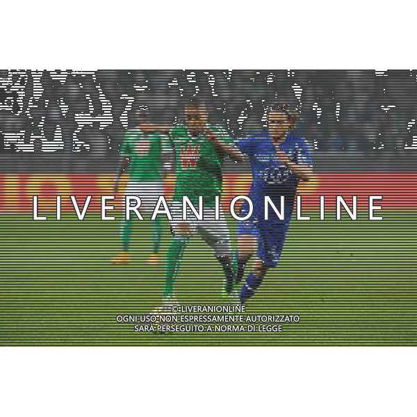 Kevin MONNET PAQUET - 06.12.2014 - Saint Etienne / Bastia - 17eme journee de Ligue 1 - Photo : Jean Paul Thomas / Icon Sport AG ALDO LIVERANI SAS ONLY ITALY