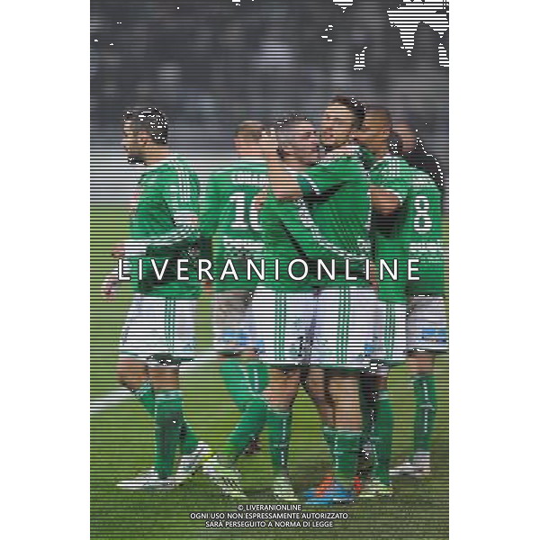 Joie Ricky VAN WOLFSWINKEL - 06.12.2014 - Saint Etienne / Bastia - 17eme journee de Ligue 1 - Photo : Jean Paul Thomas / Icon Sport AG ALDO LIVERANI SAS ONLY ITALY