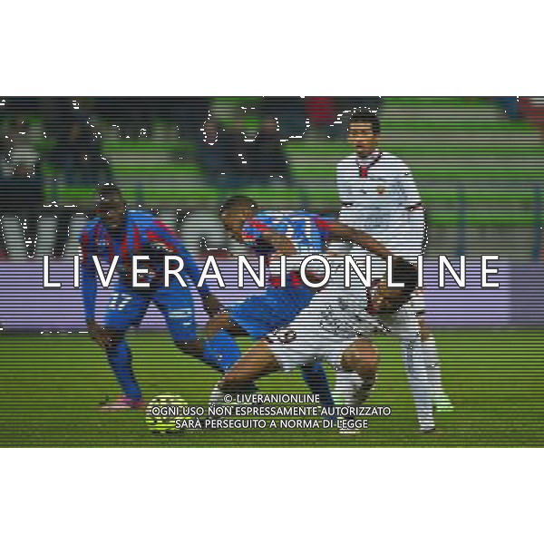 Jordan AMAVI / Thomas LEMAR - 06.12.2014 - Caen / Nice - 17eme journee de Ligue 1 - Photo : Dave Winter / Icon Sport AG ALDO LIVERANI SAS ONLY ITALY