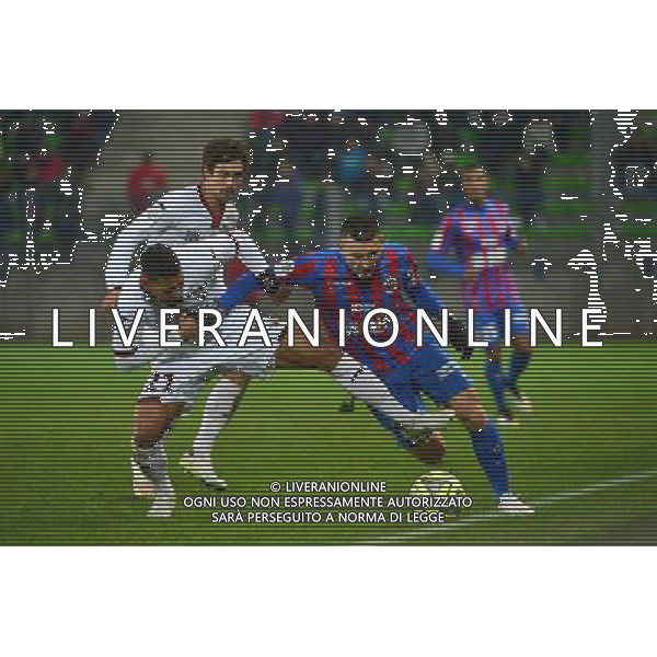 Mathieu DUHAMEL / Lloyd PALUN - 05.12.2014 - Caen / Nice - 17eme journee de Ligue 1 - Photo : Dave Winter / Icon Sport AG ALDO LIVERANI SAS ONLY ITALY