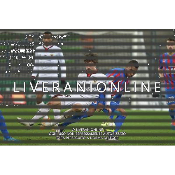 Gregoire PUEL / Emmanuel IMOROU - 05.12.2014 - Caen / Nice - 17eme journee de Ligue 1 - Photo : Dave Winter / Icon Sport AG ALDO LIVERANI SAS ONLY ITALY