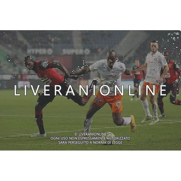 Abdoulaye DOUCOURE / Bryan DABO - 06.12.2014 - Rennes / Montpellier - 17eme journee de Ligue 1 - Photo : Vincent Michel / Icon Sport AG ALDO LIVERANI SAS ONLY ITALY