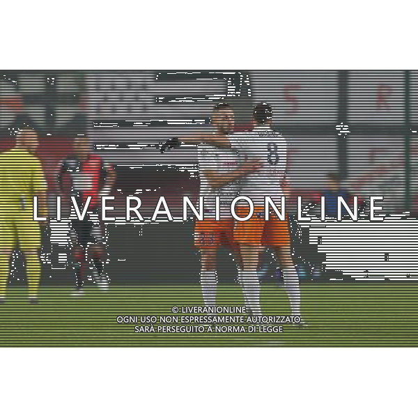 Joie Jamel SAIHI / Jonas MARTIN - 06.12.2014 - Rennes / Montpellier - 17eme journee de Ligue 1 - Photo : Vincent Michel / Icon Sport AG ALDO LIVERANI SAS ONLY ITALY
