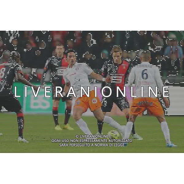 Lucas BARRIOS - 06.12.2014 - Rennes / Montpellier - 17eme journee de Ligue 1 - Photo : Vincent Michel / Icon Sport AG ALDO LIVERANI SAS ONLY ITALY