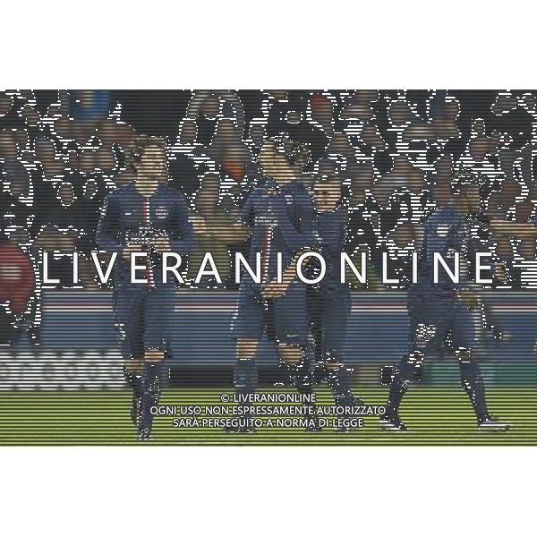 Joie PSG / Zlatan Ibrahimovic - 06.12.2014 - PSG / Nantes - 17eme journee de Ligue 1 Photo : Andre Ferreira / Icon Sport AG ALDOL IVERANI SAS ONLY ITALY