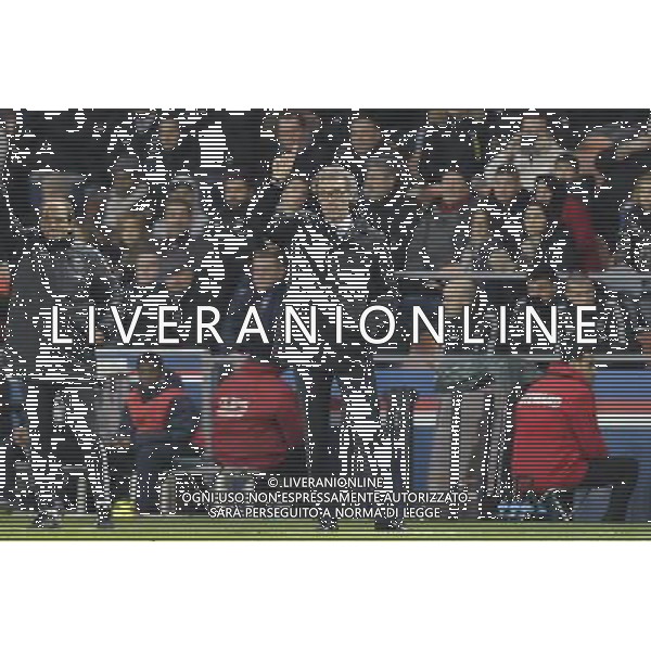 Jean Louis Gasset / Laurent Blanc - 06.12.2014 - PSG / Nantes - 17eme journee de Ligue 1 Photo : Andre Ferreira / Icon Sport AG ALDOL IVERANI SAS ONLY ITALY