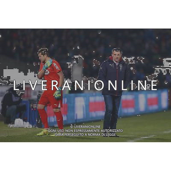Willy Sagnol / Cedric Carrasso - 06.12.2014 - Bordeaux / Lorient - 17eme journee de Ligue 1 - Photo : Manuel Blondeau / Icon Sport AG ALDO LIVERANI SAS ONLY ITALY