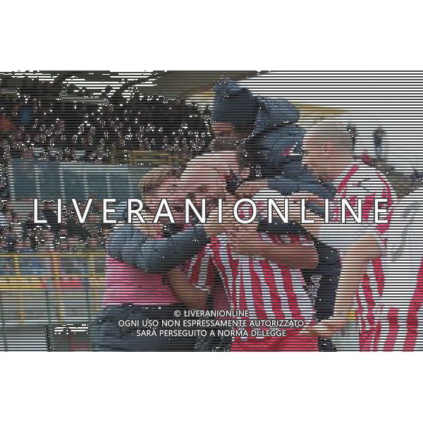 BASSANO REAL VICENZA LEGA PRO 07-12-2014 NELLA FOTO ESULTANZA BRUNO FOTO PAOLA GARBUIO-AG ALDO LIVERANI SAS