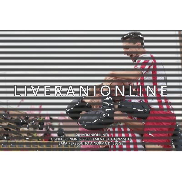 BASSANO REAL VICENZA LEGA PRO 07-12-2014 NELLA FOTO ESULTANZA BRUNO FOTO PAOLA GARBUIO-AG ALDO LIVERANI SAS