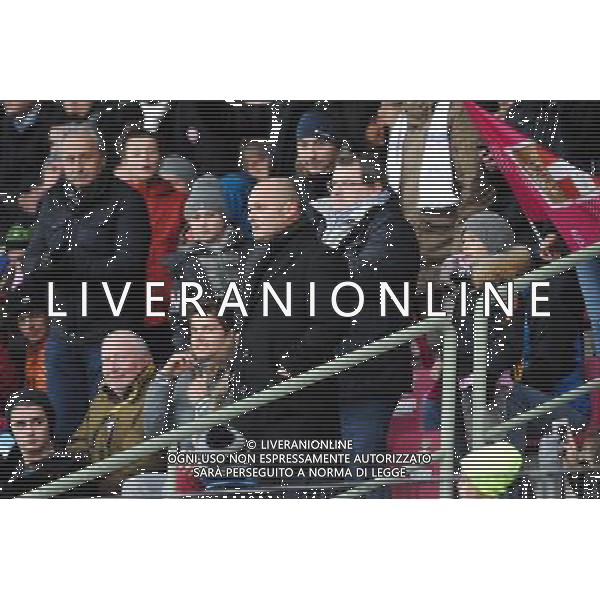 Pascal DUPRAZ - Expulse en tribune - 07.12.2014 - Evian Thonon / Lyon - 17eme journee de Ligue 1 - Photo : Jean Paul Thomas / Icon Sport AG ALDO LIVERANI SAS ONLY ITALY