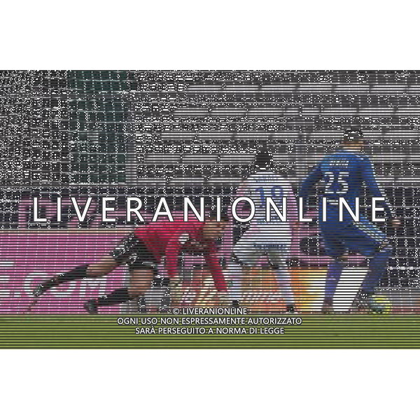 Goal Yassine BENZIA - 07.12.2014 - Evian Thonon / Lyon - 17eme journee de Ligue 1 - Photo : Jean Paul Thomas / Icon Sport AG ALDO LIVERANI SAS ONLY ITALY