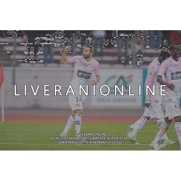 Joie Cedric BARBOSA - 07.12.2014 - Evian Thonon / Lyon - 17eme journee de Ligue 1 - Photo : Jean Paul Thomas / Icon Sport AG ALDO LIVERANI SAS ONLY ITALY