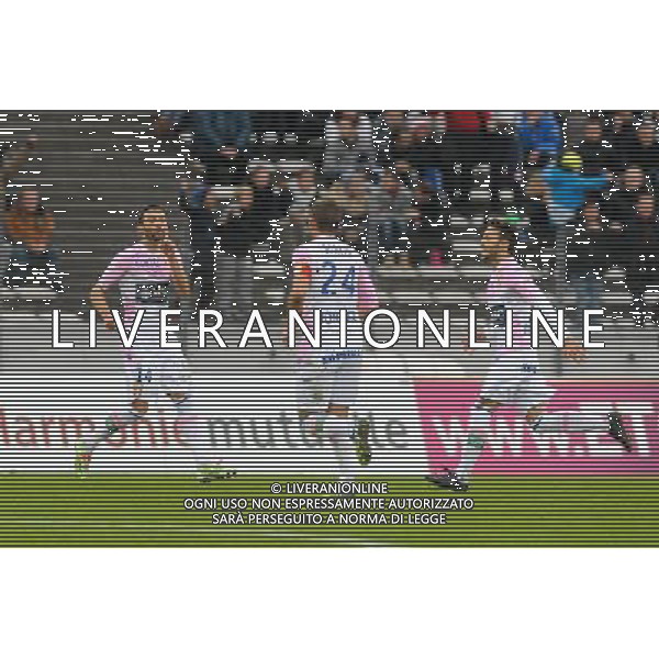 Joie Cedric BARBOSA - 07.12.2014 - Evian Thonon / Lyon - 17eme journee de Ligue 1 - Photo : Jean Paul Thomas / Icon Sport AG ALDO LIVERANI SAS ONLY ITALY
