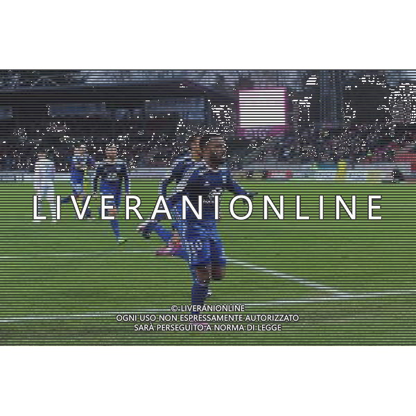 Joie Alexandre LACAZETTE - 07.12.2014 - Evian Thonon / Lyon - 17eme journee de Ligue 1 - Photo : Jean Paul Thomas / Icon Sport /Agenzia Aldo Liverani sas - ITALY ONLY - EDITORIAL USE ONLY