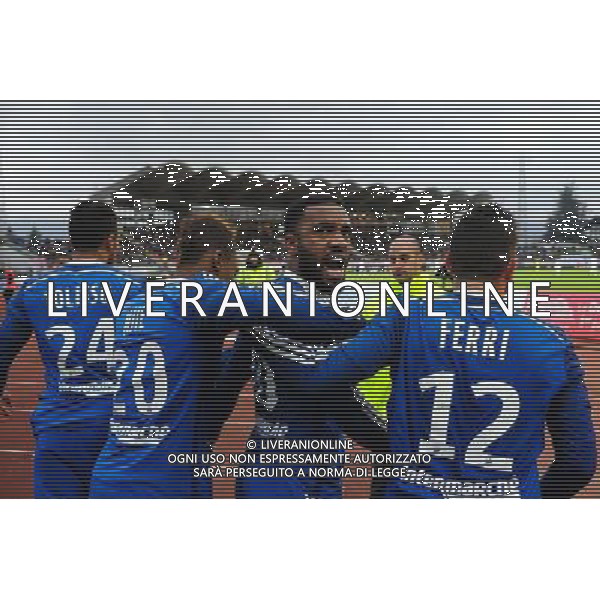 Joie Alexandre LACAZETTE - 07.12.2014 - Evian Thonon / Lyon - 17eme journee de Ligue 1 - Photo : Jean Paul Thomas / Icon Sport /Agenzia Aldo Liverani sas - ITALY ONLY - EDITORIAL USE ONLY