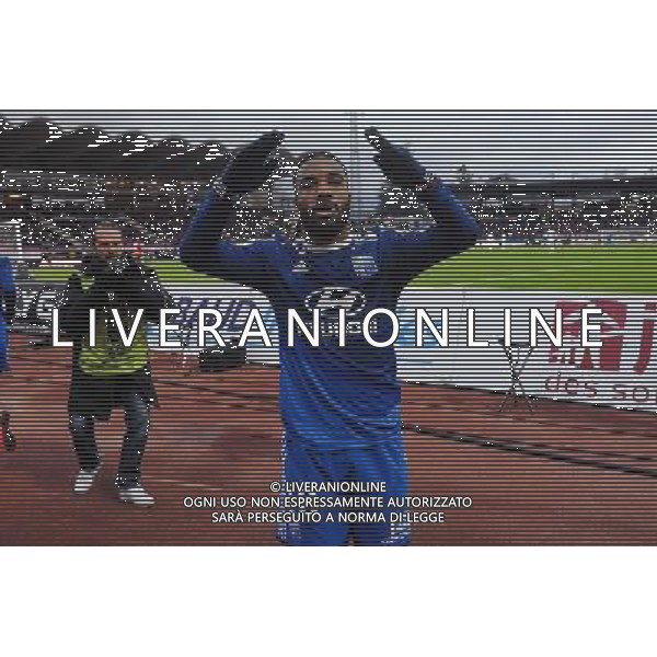 Joie Alexandre LACAZETTE - 07.12.2014 - Evian Thonon / Lyon - 17eme journee de Ligue 1 - Photo : Jean Paul Thomas / Icon Sport /Agenzia Aldo Liverani sas - ITALY ONLY - EDITORIAL USE ONLY
