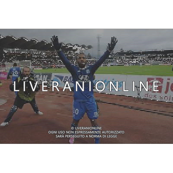 Joie Alexandre LACAZETTE - 07.12.2014 - Evian Thonon / Lyon - 17eme journee de Ligue 1 - Photo : Jean Paul Thomas / Icon Sport /Agenzia Aldo Liverani sas - ITALY ONLY - EDITORIAL USE ONLY