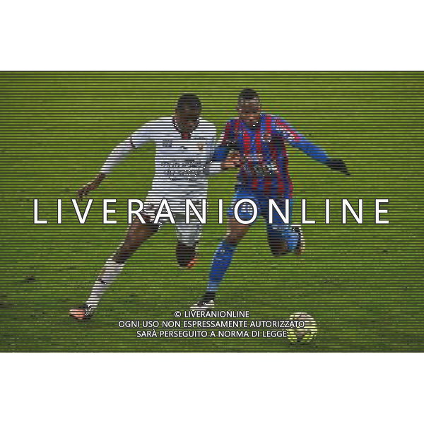 Romain GENEVOIS / Lenny NANGIS - 06.12.2014 - Caen / Nice - 17eme journee de Ligue 1 - Photo : Dave Winter / Icon Sport /Agenzia Aldo Liverani sas - ITALY ONLY - EDITORIAL USE ONLY