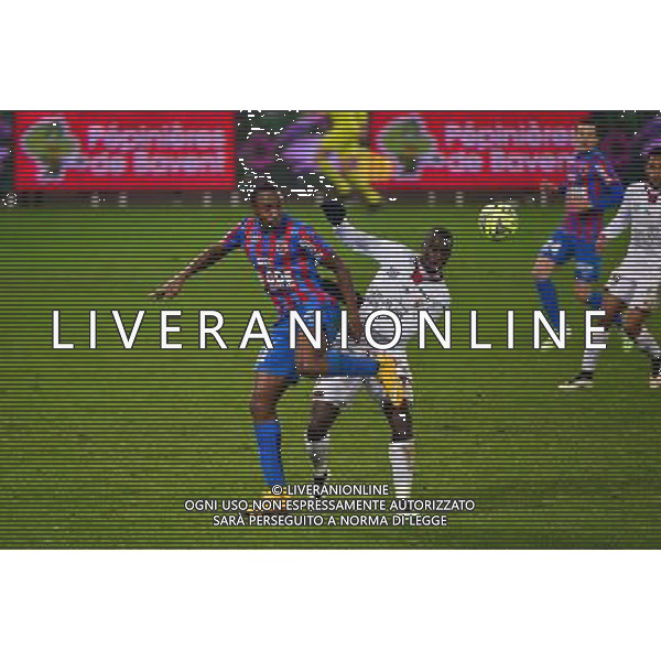 Bangaly Fode KOITA / Romain GENEVOIS - 06.12.2014 - Caen / Nice - 17eme journee de Ligue 1 - Photo : Dave Winter / Icon Sport /Agenzia Aldo Liverani sas - ITALY ONLY - EDITORIAL USE ONLY