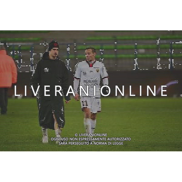 Joie Gregoire PUEL / Eric BAUTHEAC - 06.12.2014 - Caen / Nice - 17eme journee de Ligue 1 - Photo : Dave Winter / Icon Sport /Agenzia Aldo Liverani sas - ITALY ONLY - EDITORIAL USE ONLY