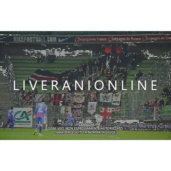 Supporters de Nice - 06.12.2014 - Caen / Nice - 17eme journee de Ligue 1 - Photo : Dave Winter / Icon Sport /Agenzia Aldo Liverani sas - ITALY ONLY - EDITORIAL USE ONLY