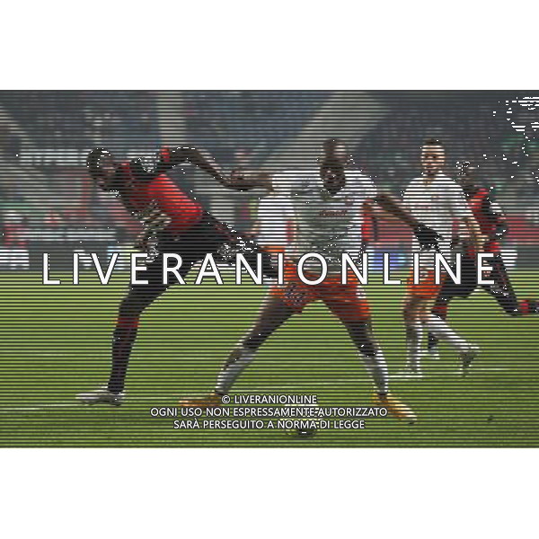 Bryan DABO / Abdoulaye DOUCOURE - 06.12.2014 - Rennes / Montpellier - 17eme journee de Ligue 1 - Photo : Vincent Michel / Icon Sport /Agenzia Aldo Liverani sas - ITALY ONLY - EDITORIAL USE ONLY
