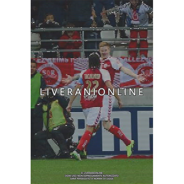 Joie Gaetan CHARBONNIER - 07.12.2014 - Reims / Guingamp - 17eme journee de Ligue 1 - Photo : Dave Winter / Icon Sport /Agenzia Aldo Liverani sas - ITALY ONLY - EDITORIAL USE ONLY