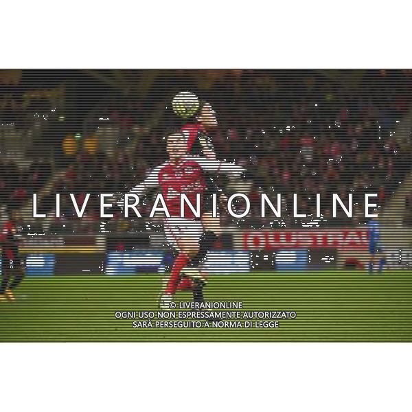 Rodrigues DIEGO RIGONATO / Dorian LEVEQUE - 07.12.2014 - Reims / Guingamp - 17eme journee de Ligue 1 - Photo : Dave Winter / Icon Sport /Agenzia Aldo Liverani sas - ITALY ONLY - EDITORIAL USE ONLY
