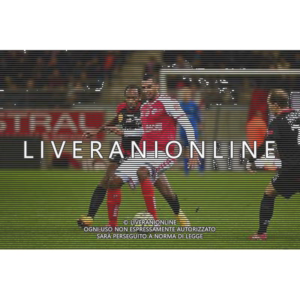 David NGOG - 07.12.2014 - Reims / Guingamp - 17eme journee de Ligue 1 - Photo : Dave Winter / Icon Sport /Agenzia Aldo Liverani sas - ITALY ONLY - EDITORIAL USE ONLY