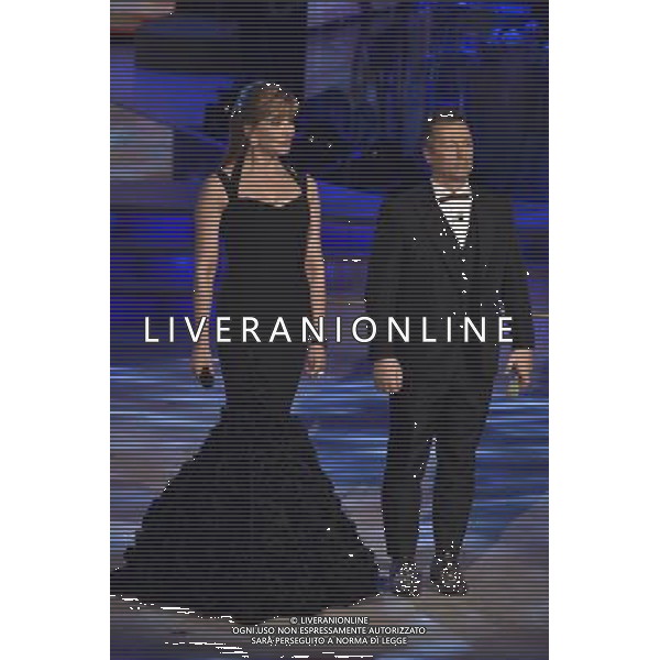 Roma - 06/12/2013 - Auditorium Rai - La finale della trasmissione TV \' Ballando con le stelle \' - nella foto: Milly Carlucci e Paolo Belli / Ph. Fabrizio Corradetti - Ag. Aldo Liverani sas