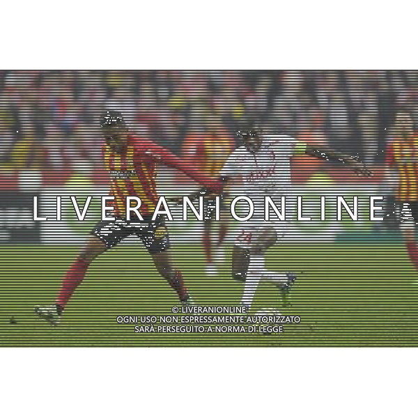 Lalaina Nomenjanahary / Rio Mavuba - 07.12.2014 - Lens / Lille - 17eme journee de Ligue 1 Photo : Andre Ferreira / Icon Sport AG ALDO LIVERANI SAS ONLY ITALY