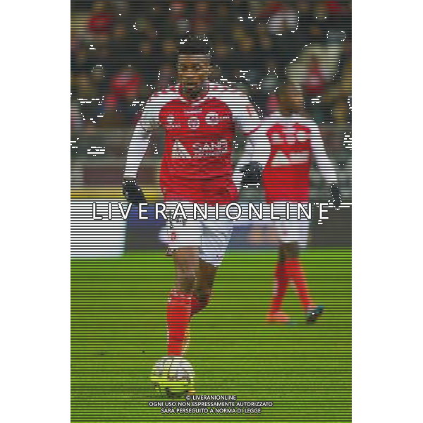 Benjamin MOUKANDJO - 07.12.2014 - Reims / Guingamp - 17eme journee de Ligue 1 - Photo : Dave Winter / Icon Sport AG ALDO LIVERANI SAS ONLY ITALY