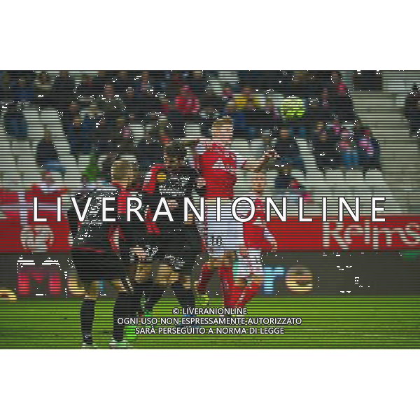 Gaetan CHARBONNIER / Christophe KERBAT - 07.12.2014 - Reims / Guingamp - 17eme journee de Ligue 1 - Photo : Dave Winter / Icon Sport AG ALDO LIVERANI SAS ONLY ITALY