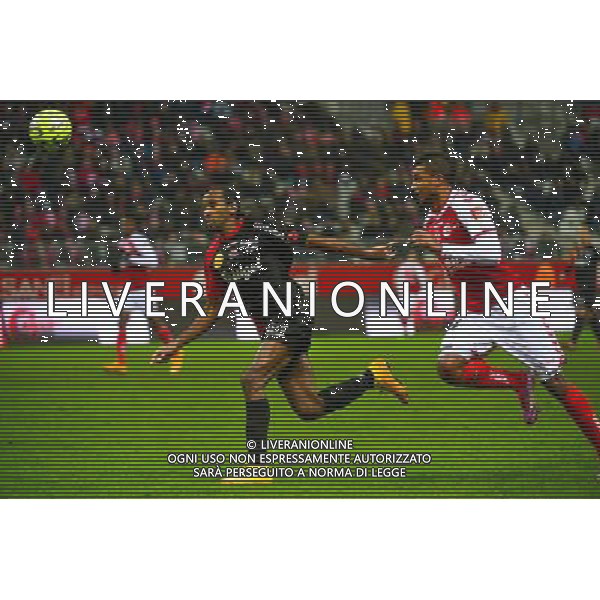 Jeremy SORBON / David NGOG - 07.12.2014 - Reims / Guingamp - 17eme journee de Ligue 1 - Photo : Dave Winter / Icon Sport AG ALDO LIVERANI SAS ONLY ITALY