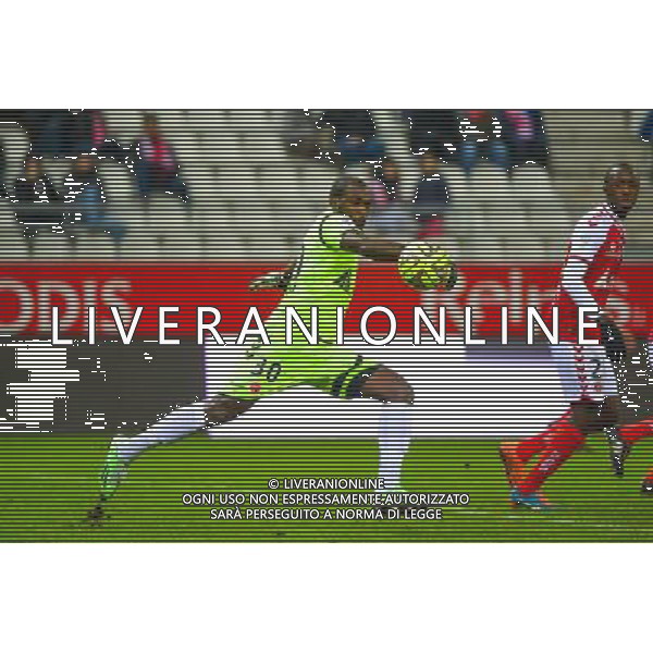 Johny PLACIDE - 07.12.2014 - Reims / Guingamp - 17eme journee de Ligue 1 - Photo : Dave Winter / Icon Sport AG ALDO LIVERANI SAS ONLY ITALY