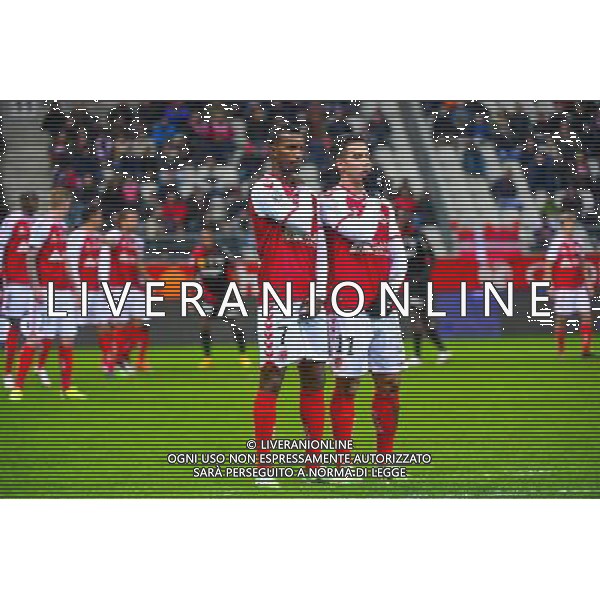 Odair FORTES / Rodrigues DIEGO RIGONATO - 07.12.2014 - Reims / Guingamp - 17eme journee de Ligue 1 - Photo : Dave Winter / Icon Sport AG ALDO LIVERANI SAS ONLY ITALY