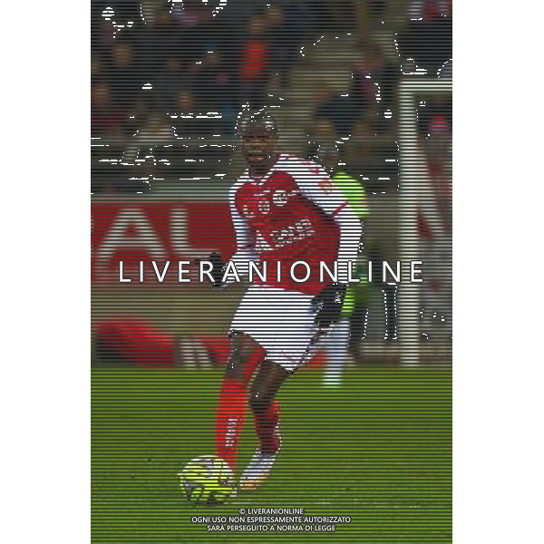 Prince ONIANGUE - 07.12.2014 - Reims / Guingamp - 17eme journee de Ligue 1 - Photo : Dave Winter / Icon Sport AG ALDO LIVERANI SAS ONLY ITALY