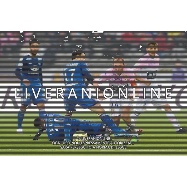 Alexandre LACAZETTE / Olivier SORLIN - 07.12.2014 - Evian Thonon / Lyon - 17eme journee de Ligue 1 - Photo : Jean Paul Thomas / Icon Sport AG ALDO LIVERANI SAS ONLY ITALY