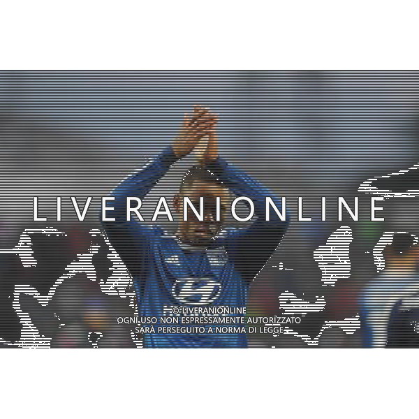 Clinton NJIE - 07.12.2014 - Evian Thonon / Lyon - 17eme journee de Ligue 1 - Photo : Jean Paul Thomas / Icon Sport AG ALDO LIVERANI SAS ONLY ITALY